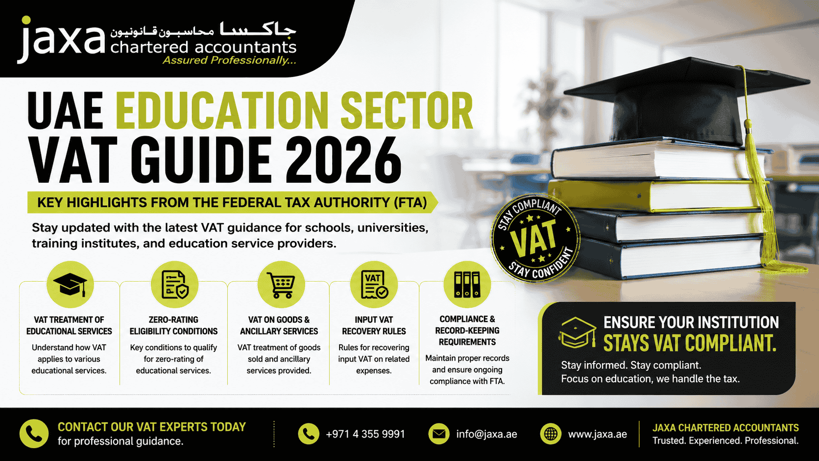 UAE Education Sector VAT Guide 2026: Key Highlights from the Federal Tax Authority (FTA)