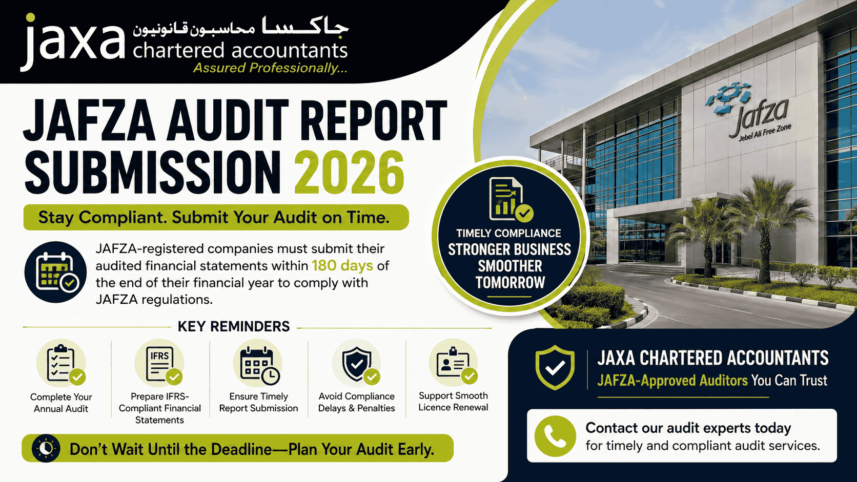 JAFZA Audit Report Submission 2026