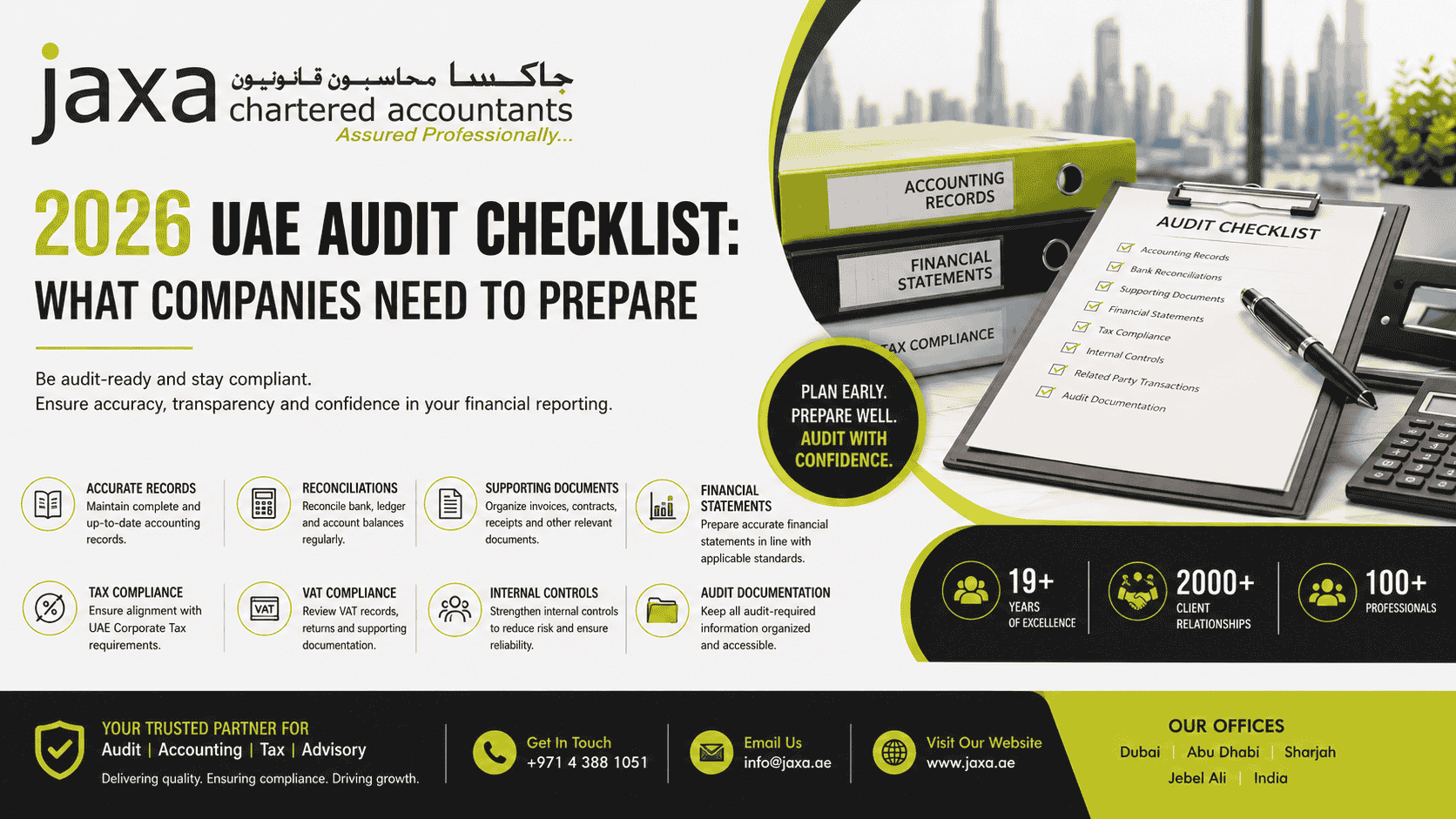 2026 UAE Audit Checklist: What Companies Need to Prepare