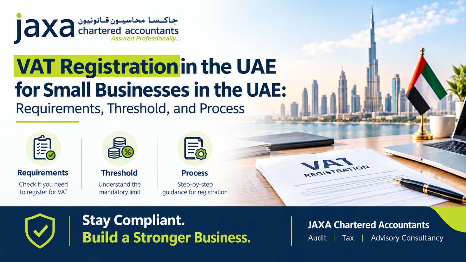 VAT Registration in the UAE for Small Businesses in the UAE: Requirements, Threshold, and Process
